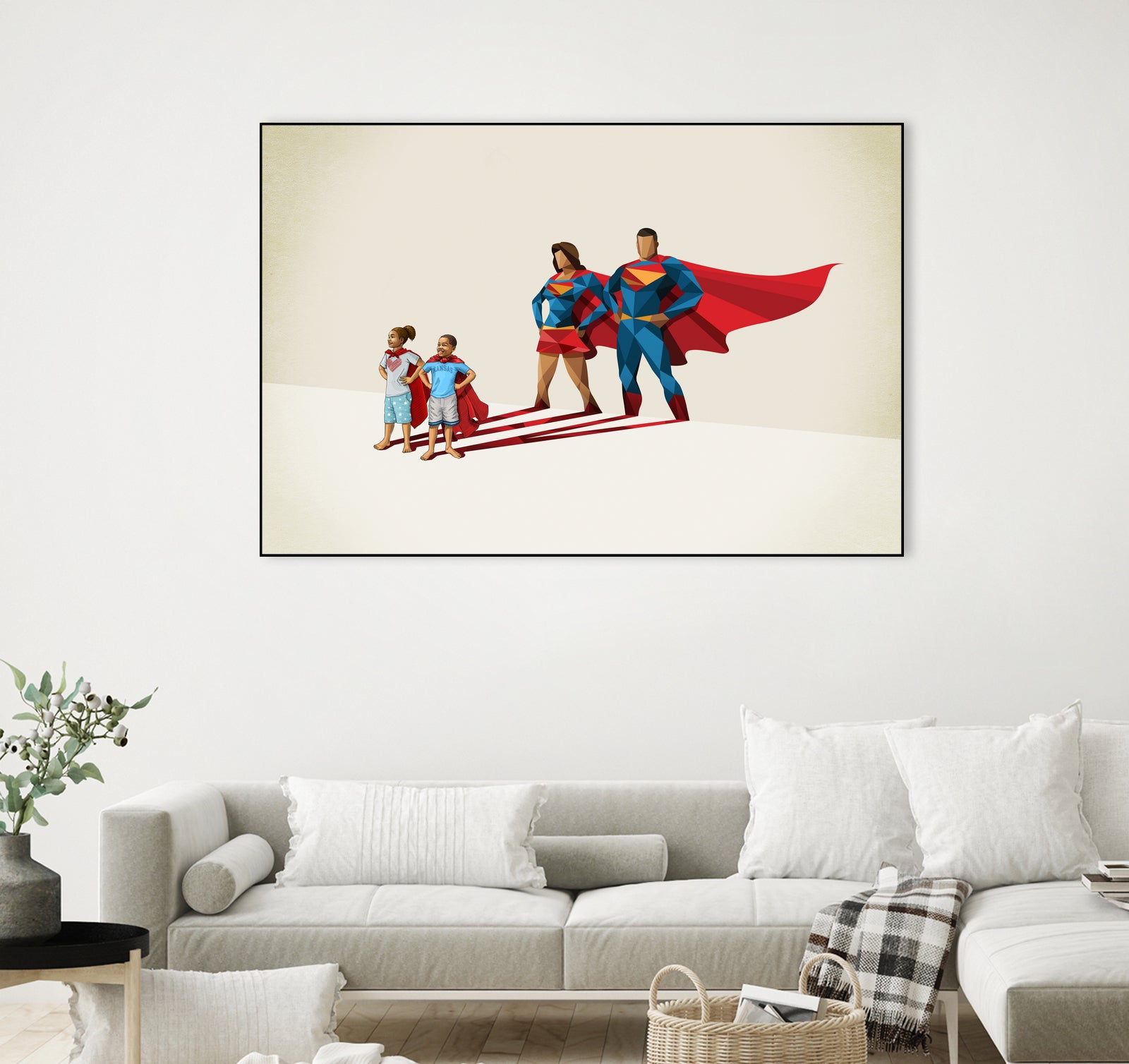 Family Traits by Jason Ratliff on GIANT ART - red digital painting