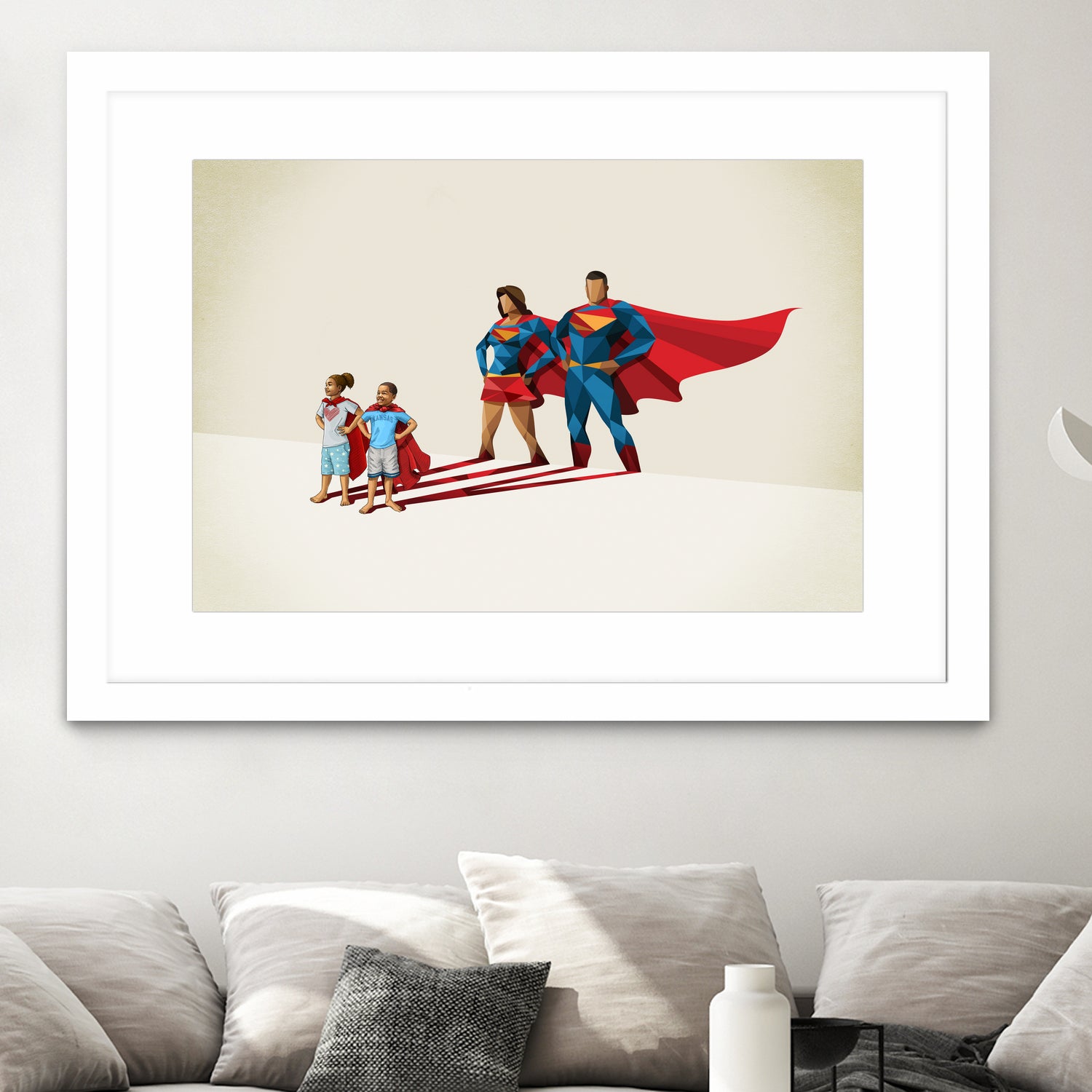 Family Traits by Jason Ratliff on GIANT ART - red digital painting