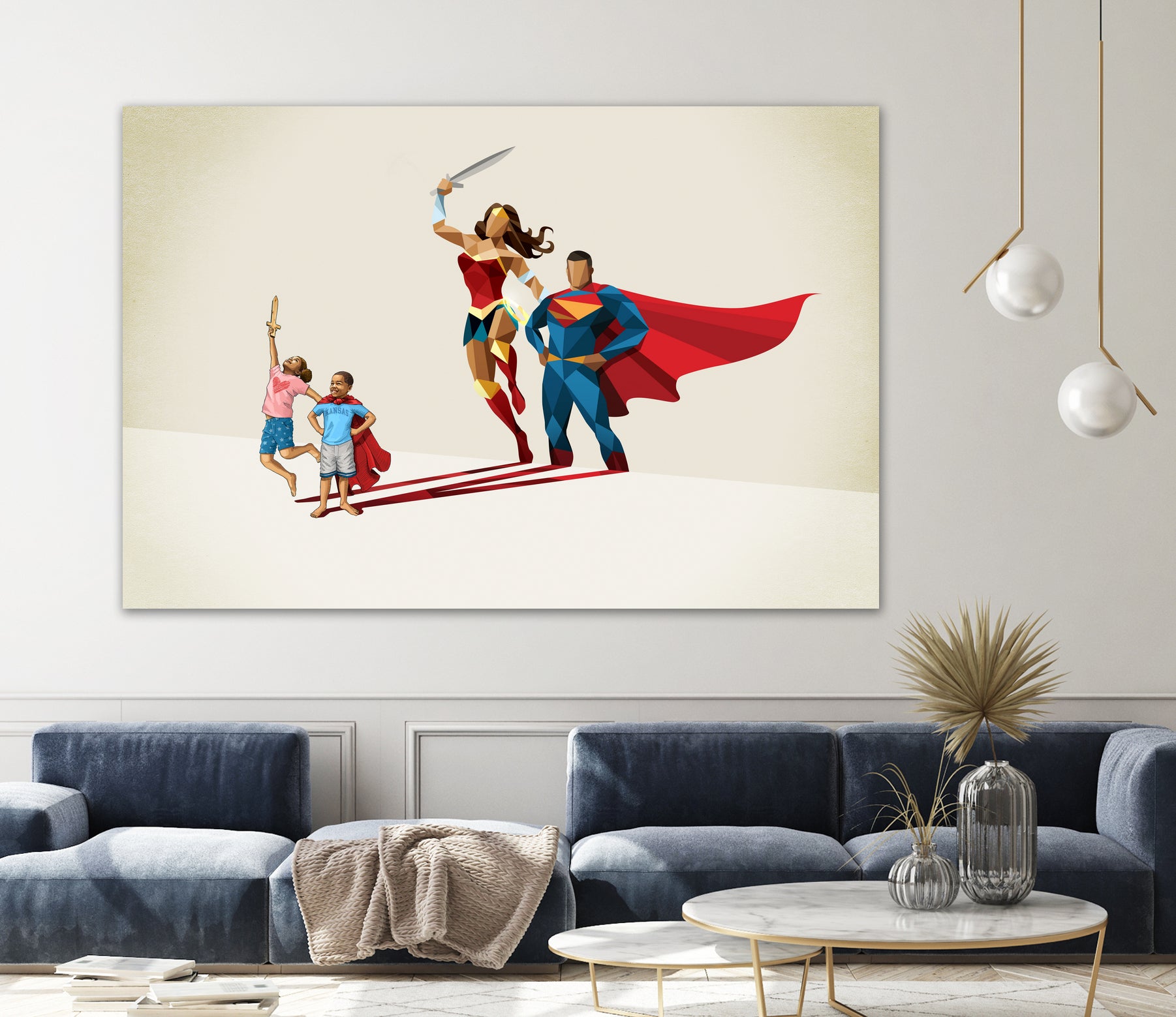 Little League by Jason Ratliff on GIANT ART - red digital painting