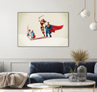 Little League by Jason Ratliff on GIANT ART - red digital painting