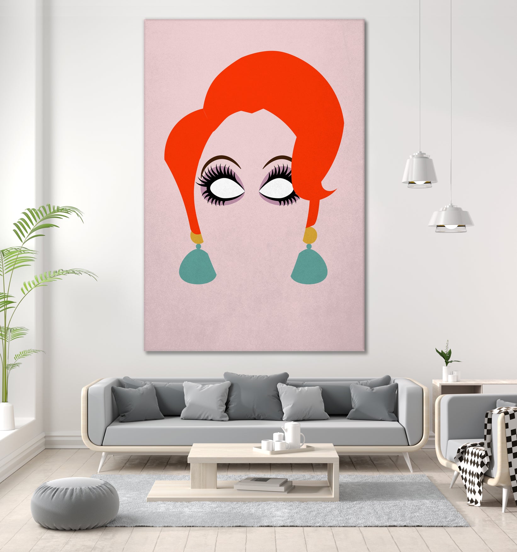 Madame Medusa by Giovanna Mariath on GIANT ART - pink digital drawing