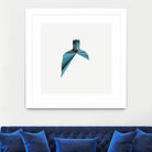 Dark as Knight by Jason Ratliff on GIANT ART - blue vector illustration