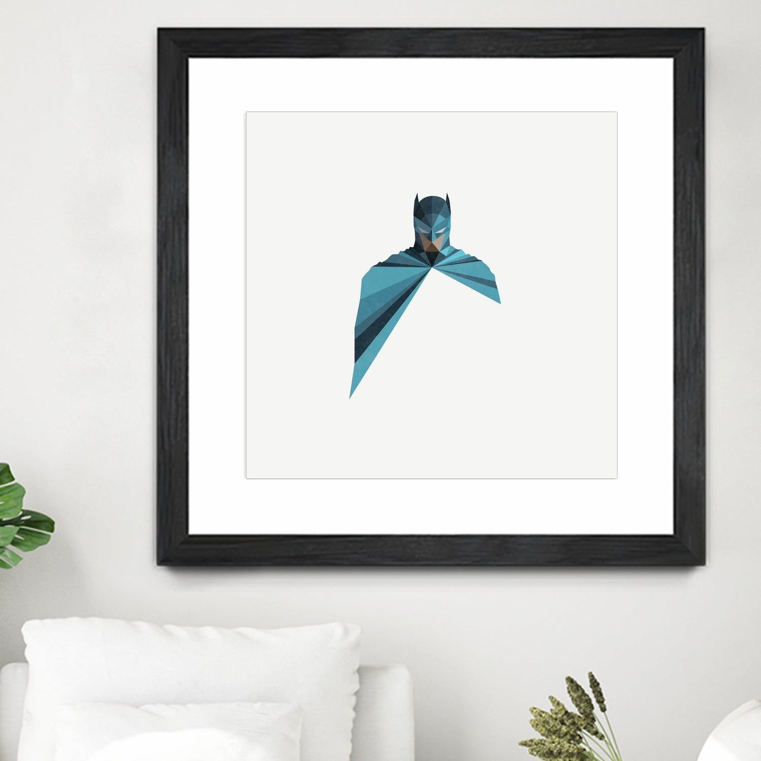 Dark as Knight by Jason Ratliff on GIANT ART - blue vector illustration