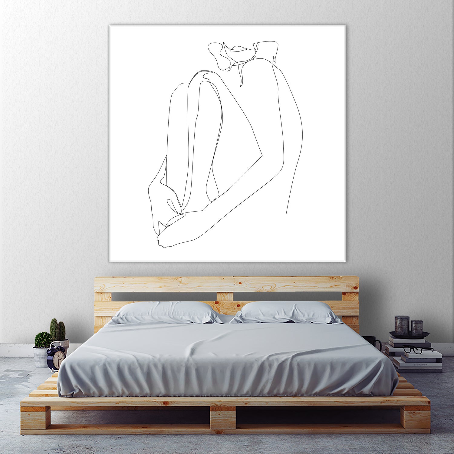 SACRAMENT - single line art by Andrew Strugallo on GIANT ART - white vector illustration