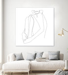 SACRAMENT - single line art by Andrew Strugallo on GIANT ART - white vector illustration