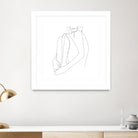 SACRAMENT - single line art by Andrew Strugallo on GIANT ART - white vector illustration