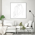 SACRAMENT - single line art by Andrew Strugallo on GIANT ART - white vector illustration