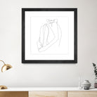 SACRAMENT - single line art by Andrew Strugallo on GIANT ART - white vector illustration