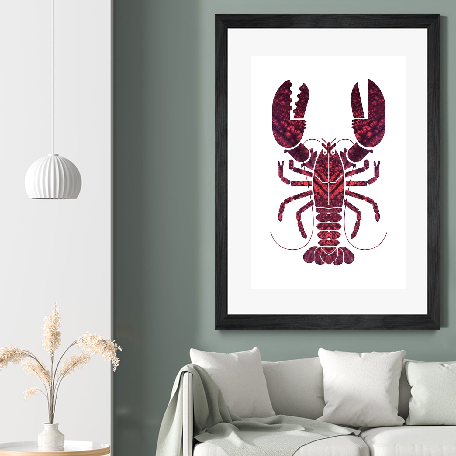 American Lobster by Scott Partridge on GIANT ART - red vector illustration