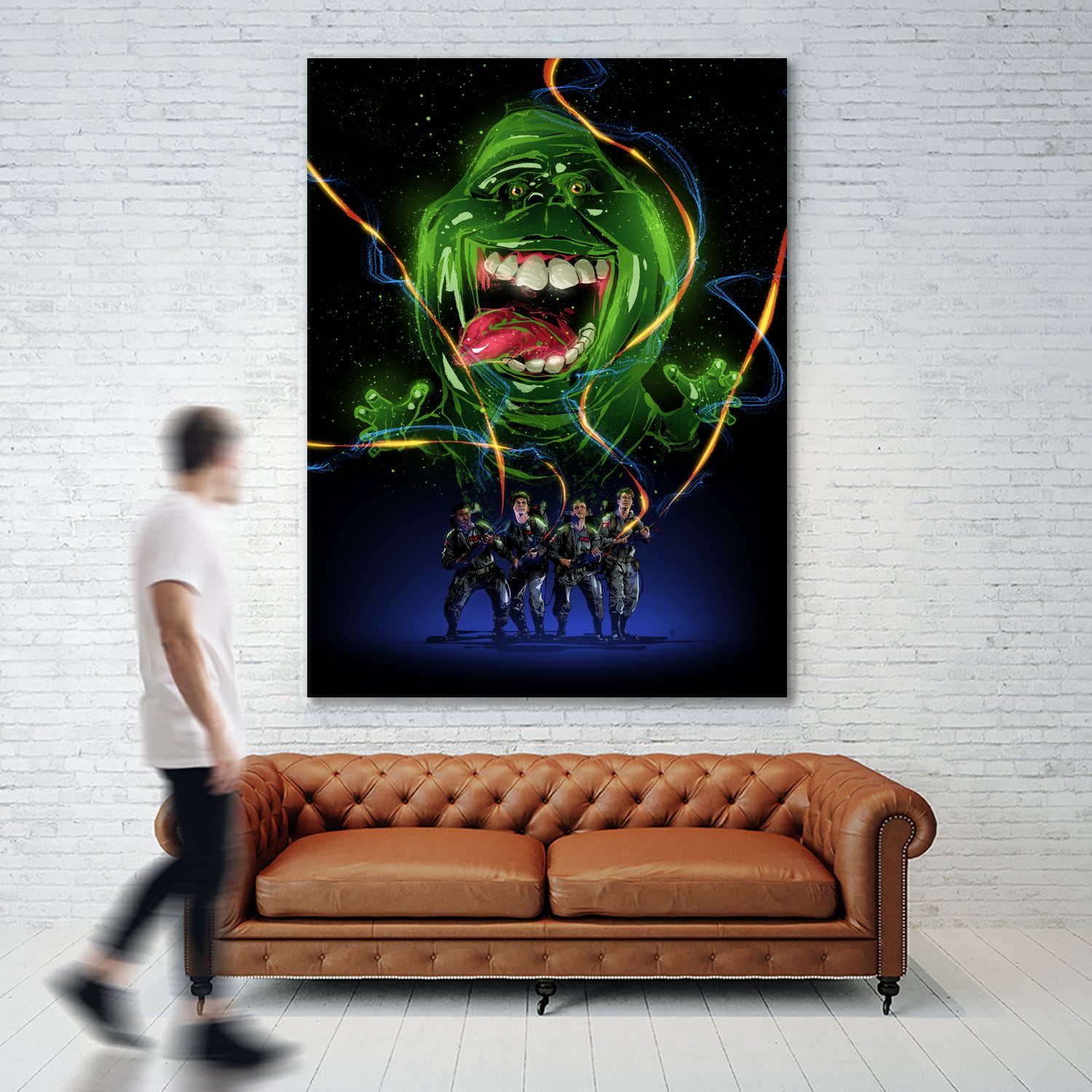 Ghostbusters by Nikita Abakumov on GIANT ART - black digital painting