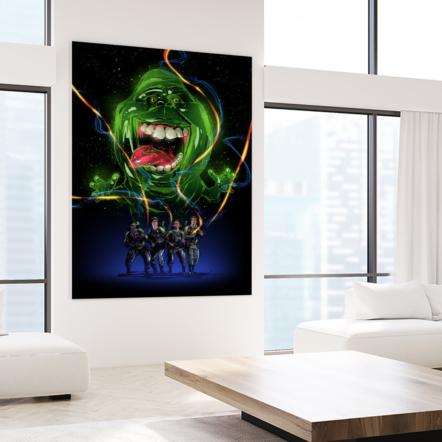 Ghostbusters by Nikita Abakumov on GIANT ART - black digital painting