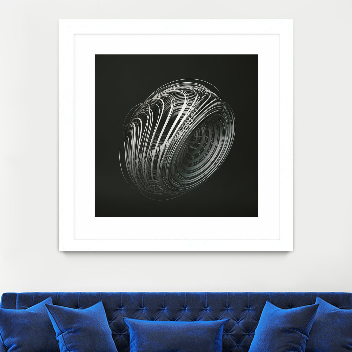 Strange Attractors Dequan Li 05 by David Ferreira on GIANT ART - gray 3d art