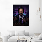 John Wick by Nikita Abakumov on GIANT ART - fuchsia digital painting