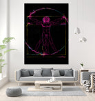 Vitruvian Man by Nikita Abakumov on GIANT ART - black digital painting