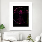 Vitruvian Man by Nikita Abakumov on GIANT ART - black digital painting