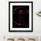 Vitruvian Man by Nikita Abakumov on GIANT ART - black digital painting