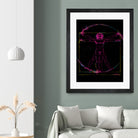 Vitruvian Man by Nikita Abakumov on GIANT ART - black digital painting