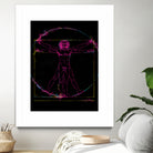 Vitruvian Man by Nikita Abakumov on GIANT ART - black digital painting