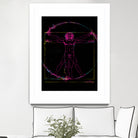 Vitruvian Man by Nikita Abakumov on GIANT ART - black digital painting