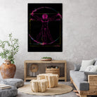 Vitruvian Man by Nikita Abakumov on GIANT ART - black digital painting