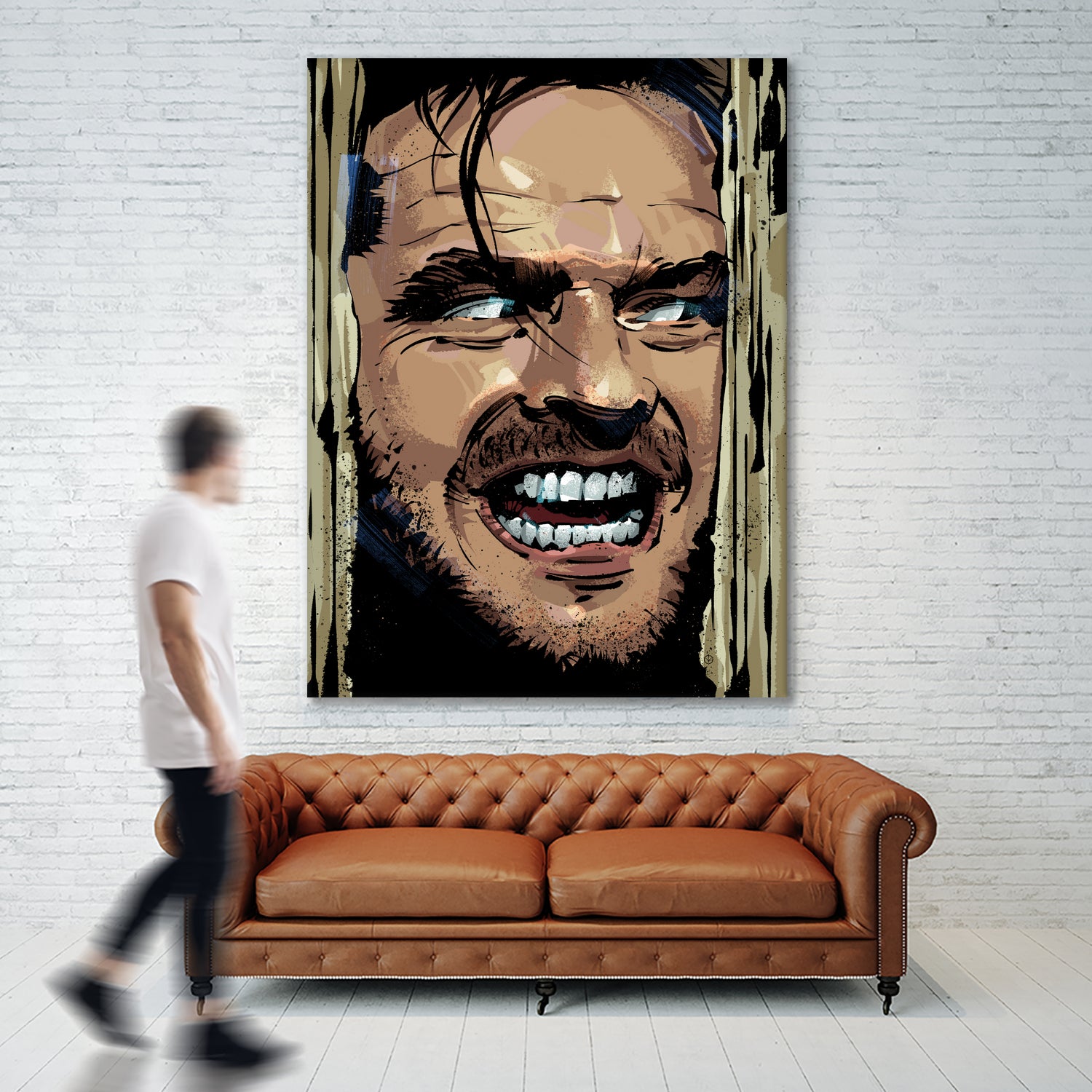 The Shining by Nikita Abakumov on GIANT ART - yellow digital painting