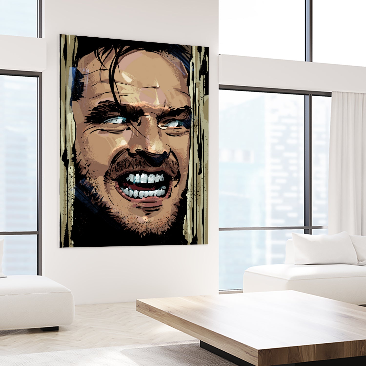 The Shining by Nikita Abakumov on GIANT ART - yellow digital painting