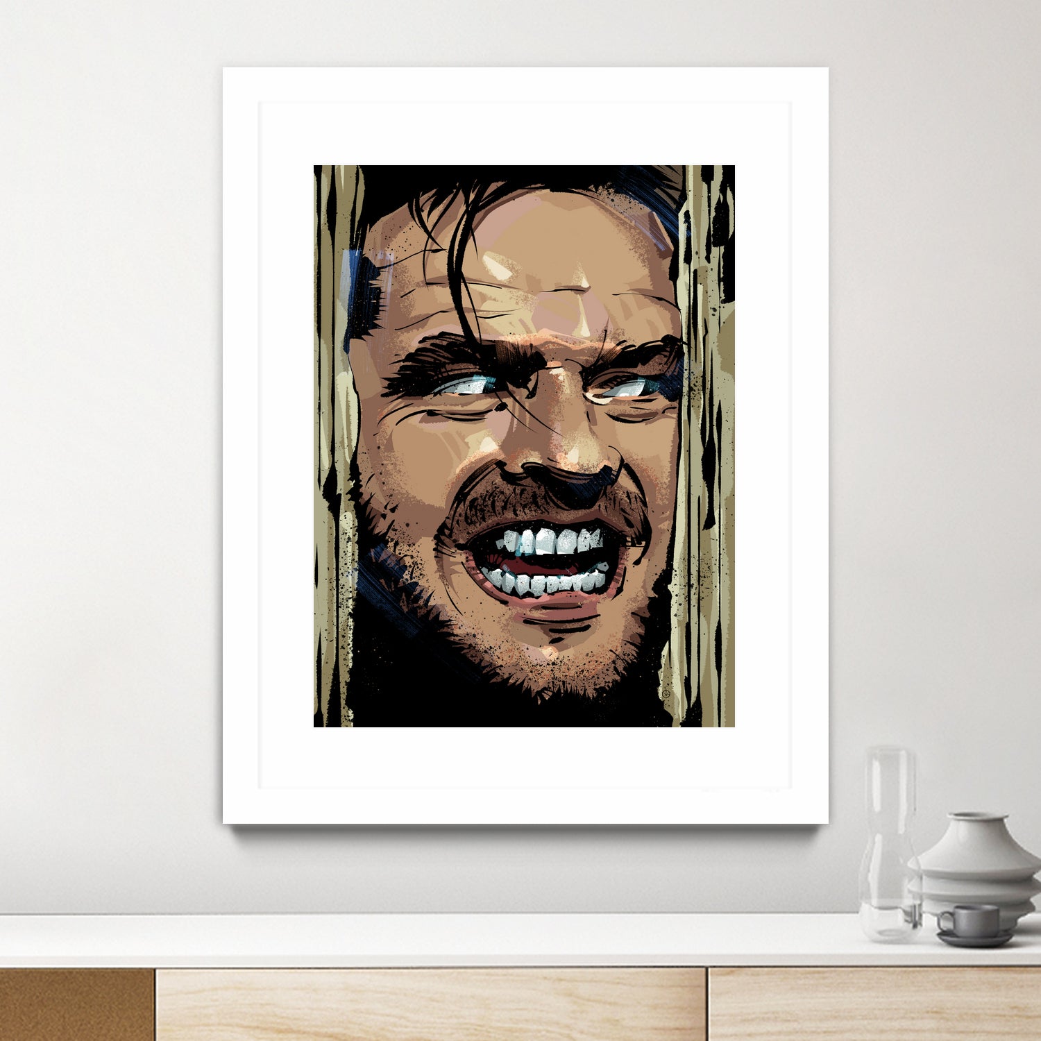 The Shining by Nikita Abakumov on GIANT ART - yellow digital painting