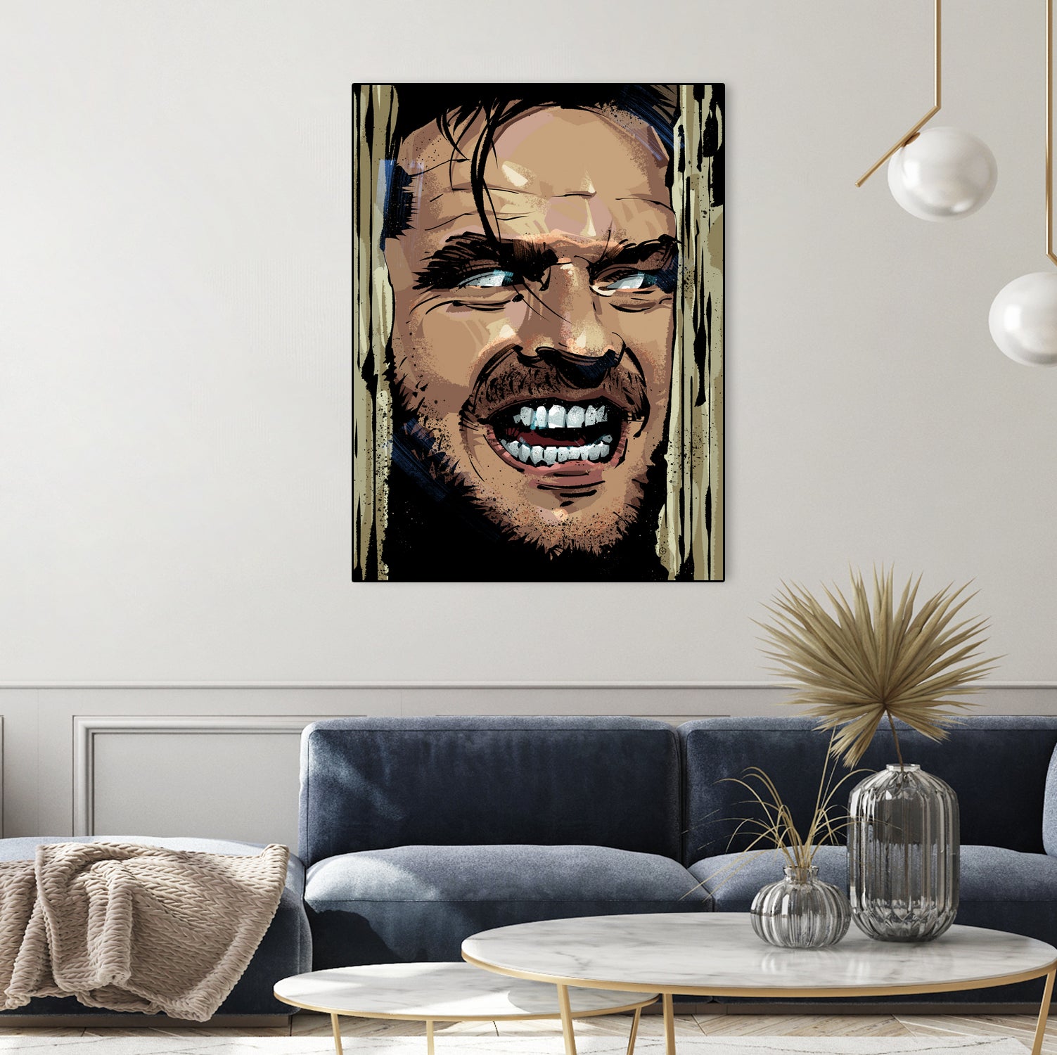 The Shining by Nikita Abakumov on GIANT ART - yellow digital painting