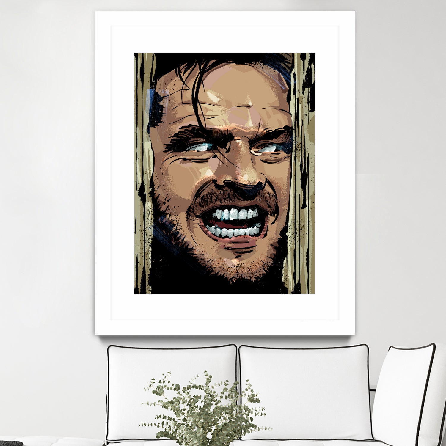 The Shining by Nikita Abakumov on GIANT ART - yellow digital painting