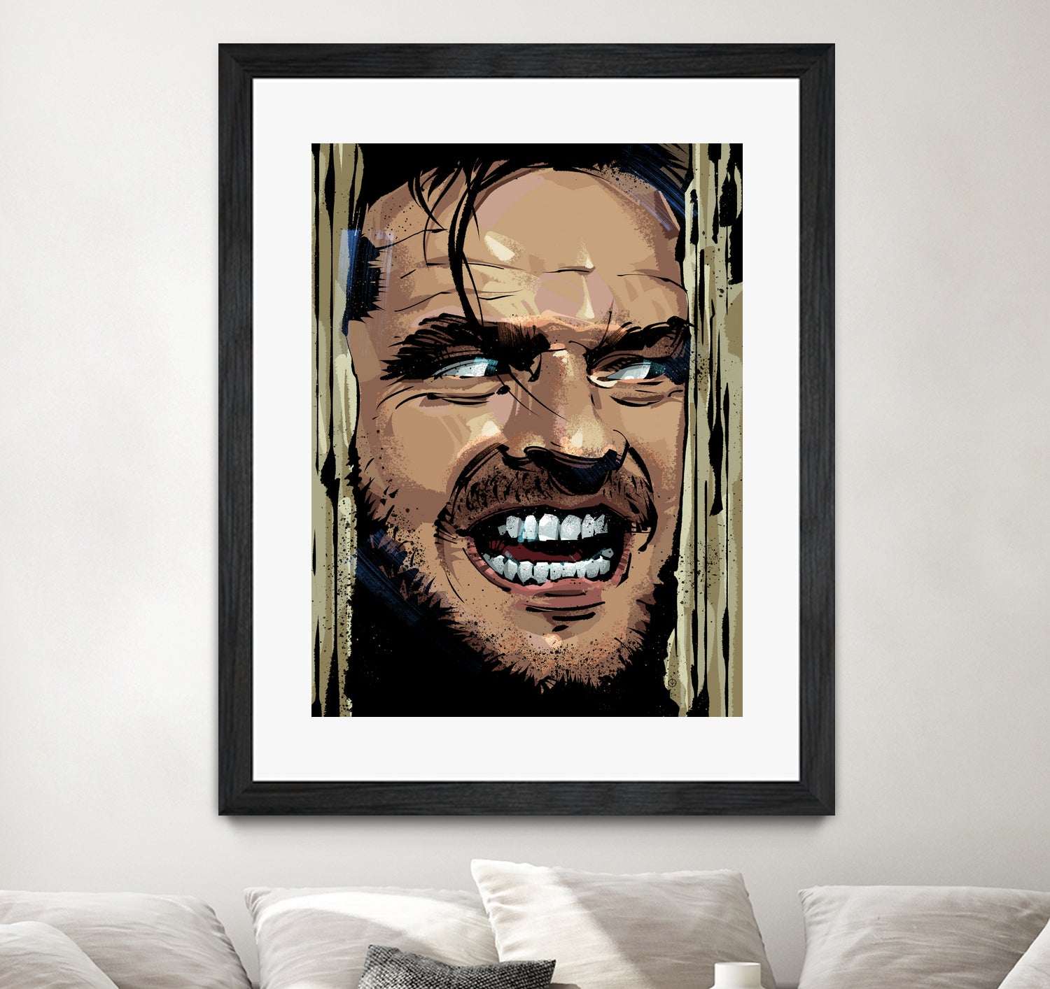 The Shining by Nikita Abakumov on GIANT ART - yellow digital painting