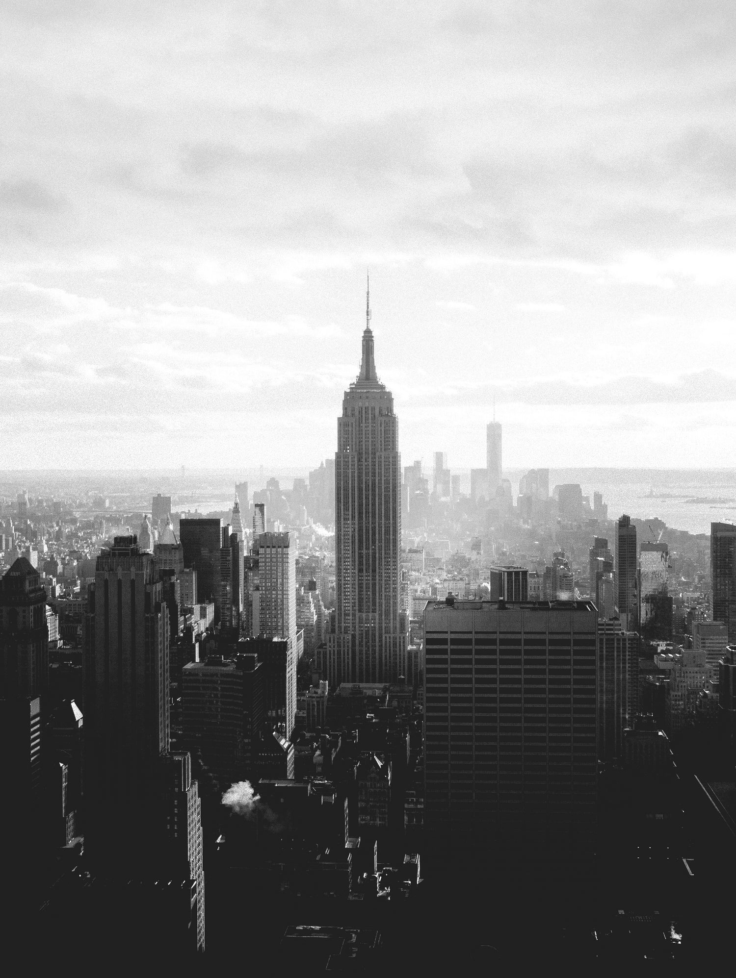 NYC-empire-state-01 by Nikita Abakumov on GIANT ART - gray photo manipulation