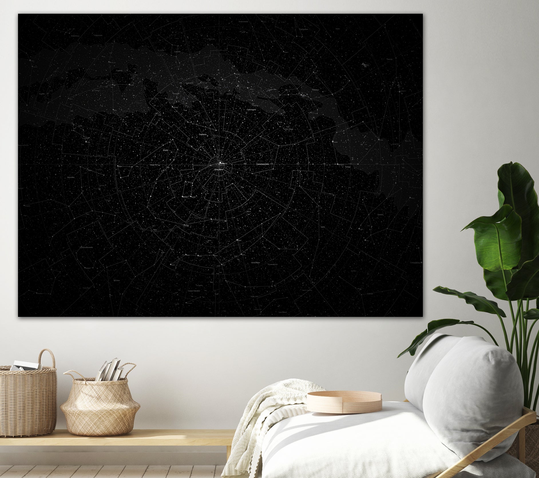 Galaxy Map by Nikita Abakumov on GIANT ART - black mixed media