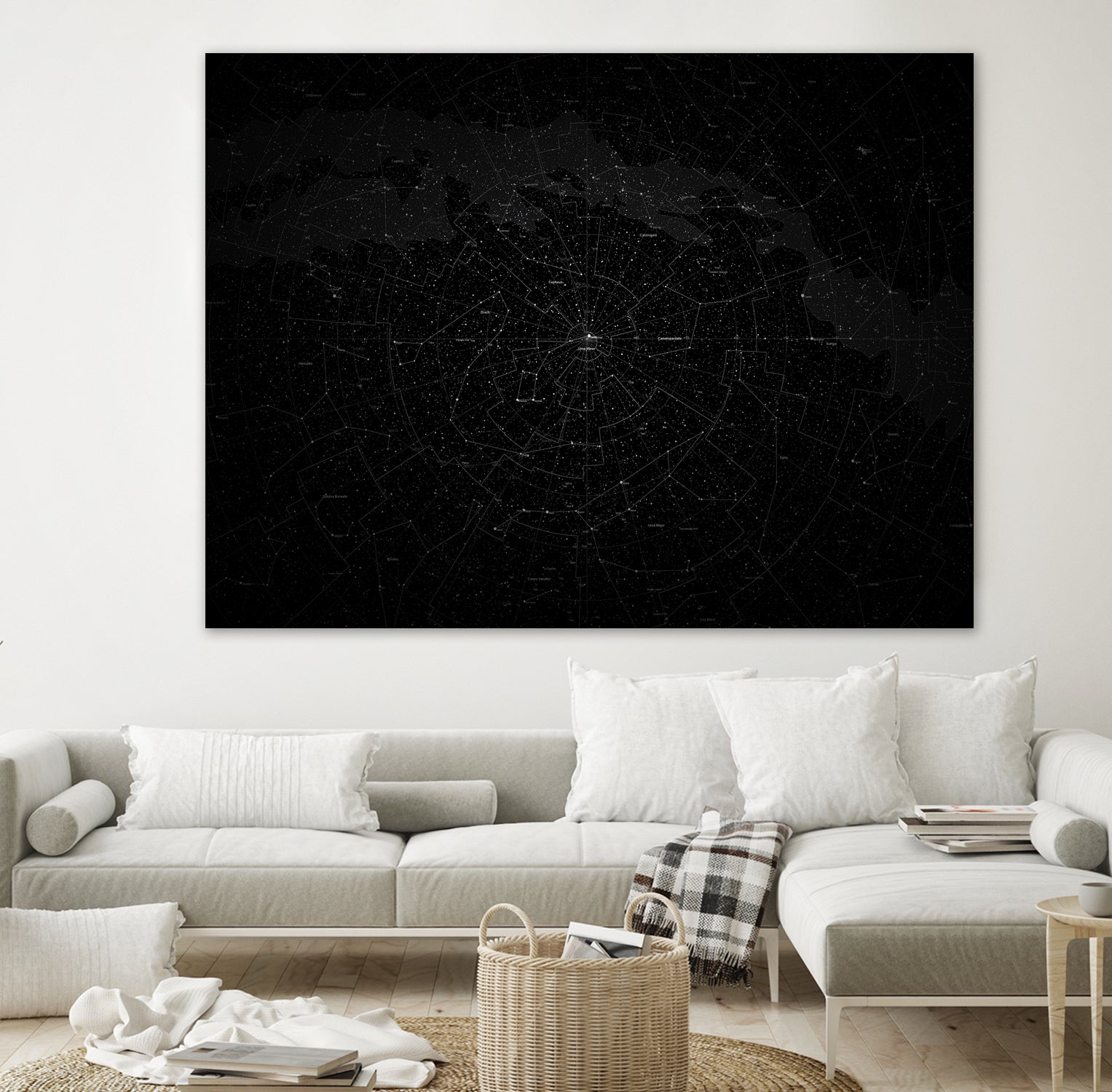 Galaxy Map by Nikita Abakumov on GIANT ART - black mixed media