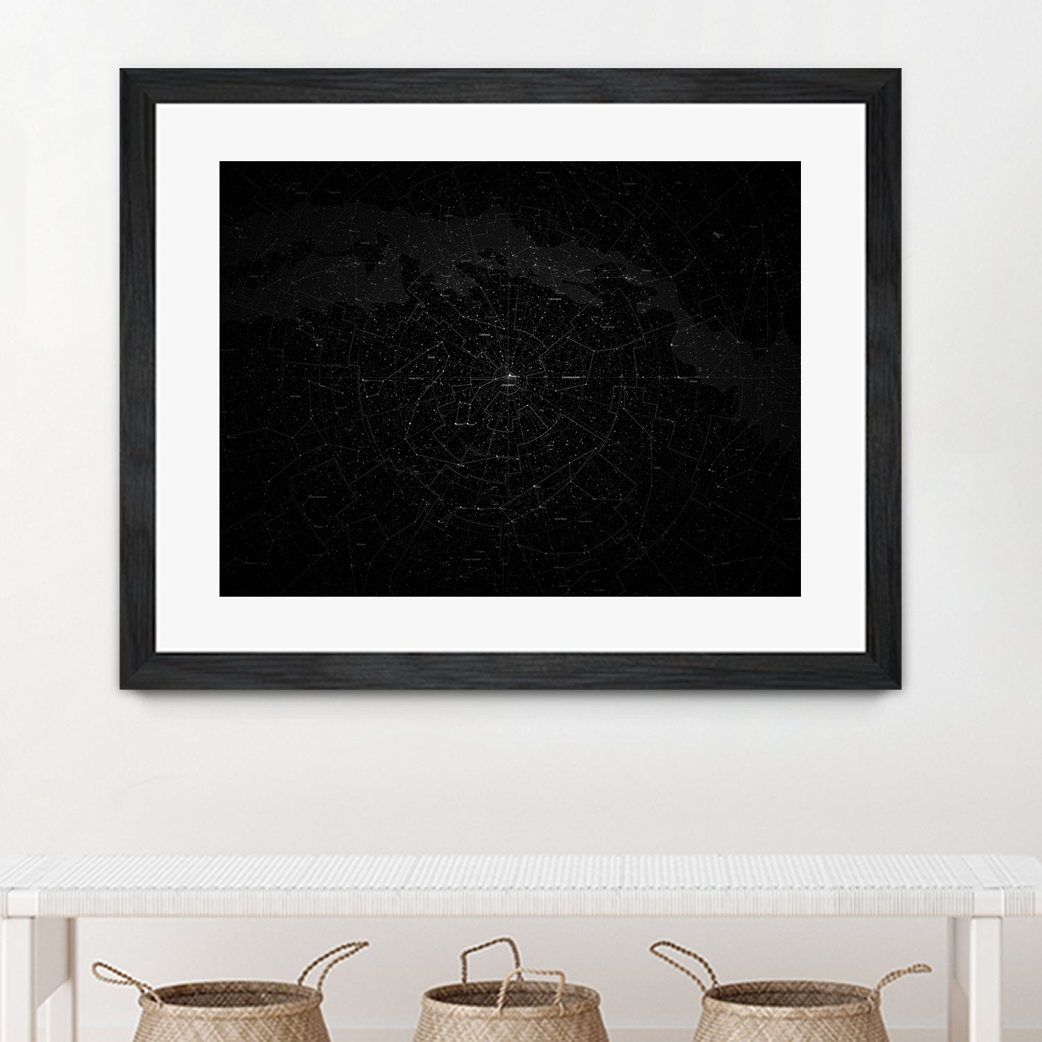 Galaxy Map by Nikita Abakumov on GIANT ART - black mixed media