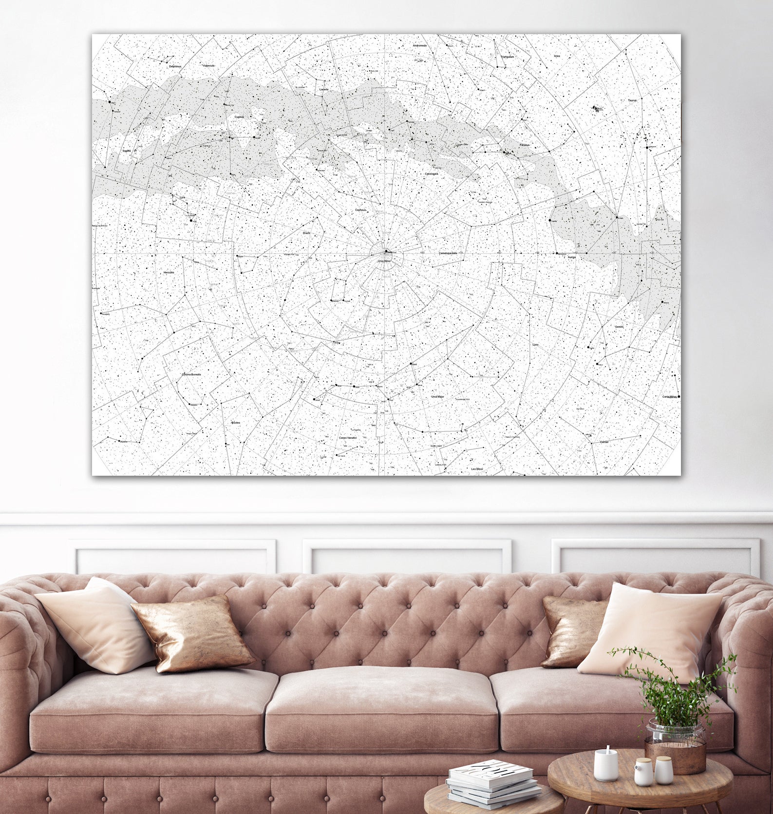 Galaxy Map by Nikita Abakumov on GIANT ART - white photo illustration