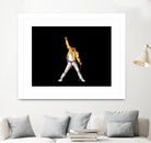 Freddy Mercury by Barbara Vigano on GIANT ART - yellow digital painting