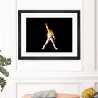 Freddy Mercury by Barbara Vigano on GIANT ART - yellow digital painting