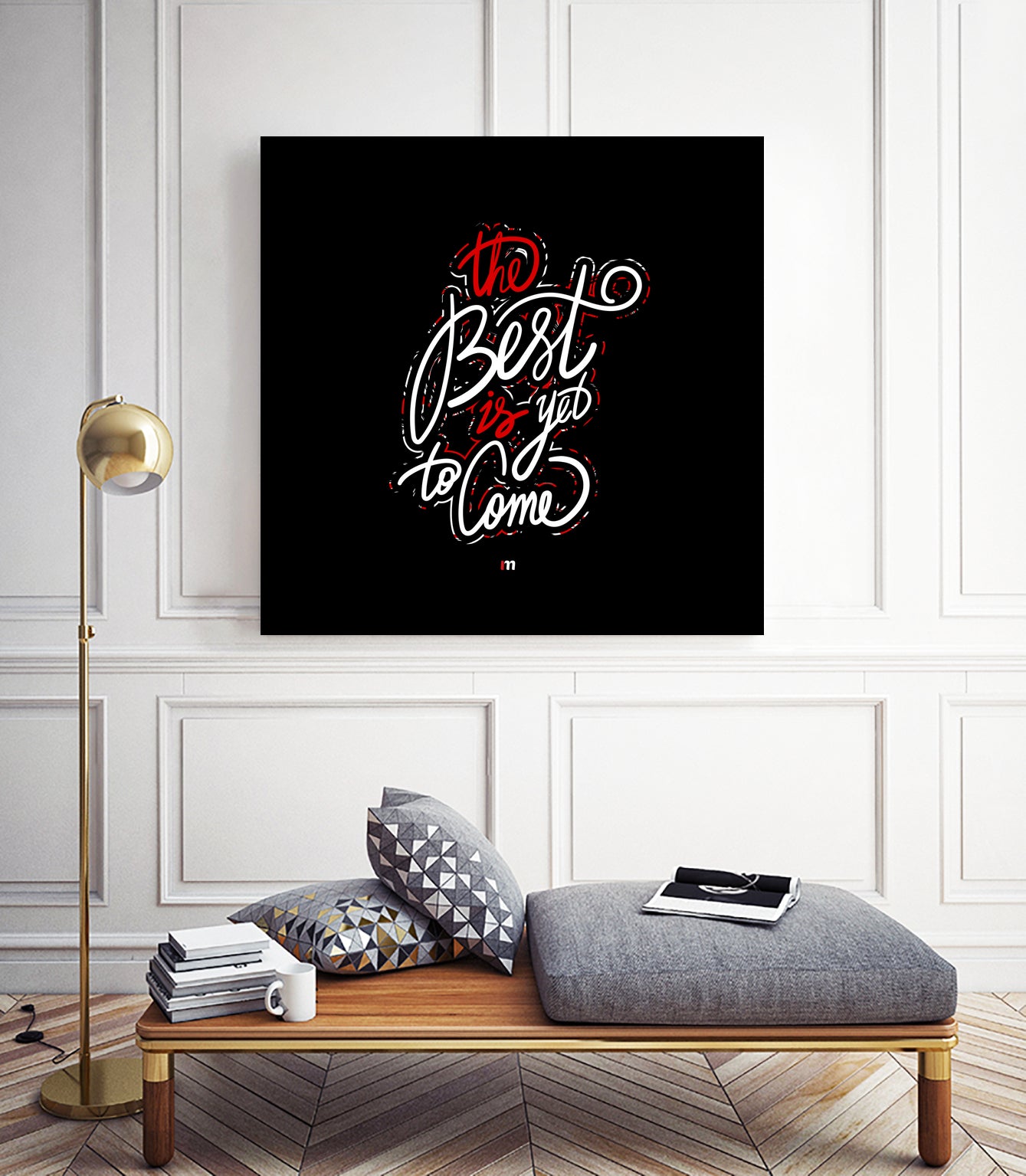 Best to Come by Mariana Angelova on GIANT ART - black typography