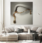 Golden Tear by Vigan Tafili on GIANT ART - white 3d art