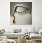 Golden Tear by Vigan Tafili on GIANT ART - white 3d art