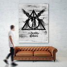 The Deathly Hallows by Nikita Abakumov on GIANT ART - gray digital painting