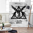 The Deathly Hallows by Nikita Abakumov on GIANT ART - gray digital painting