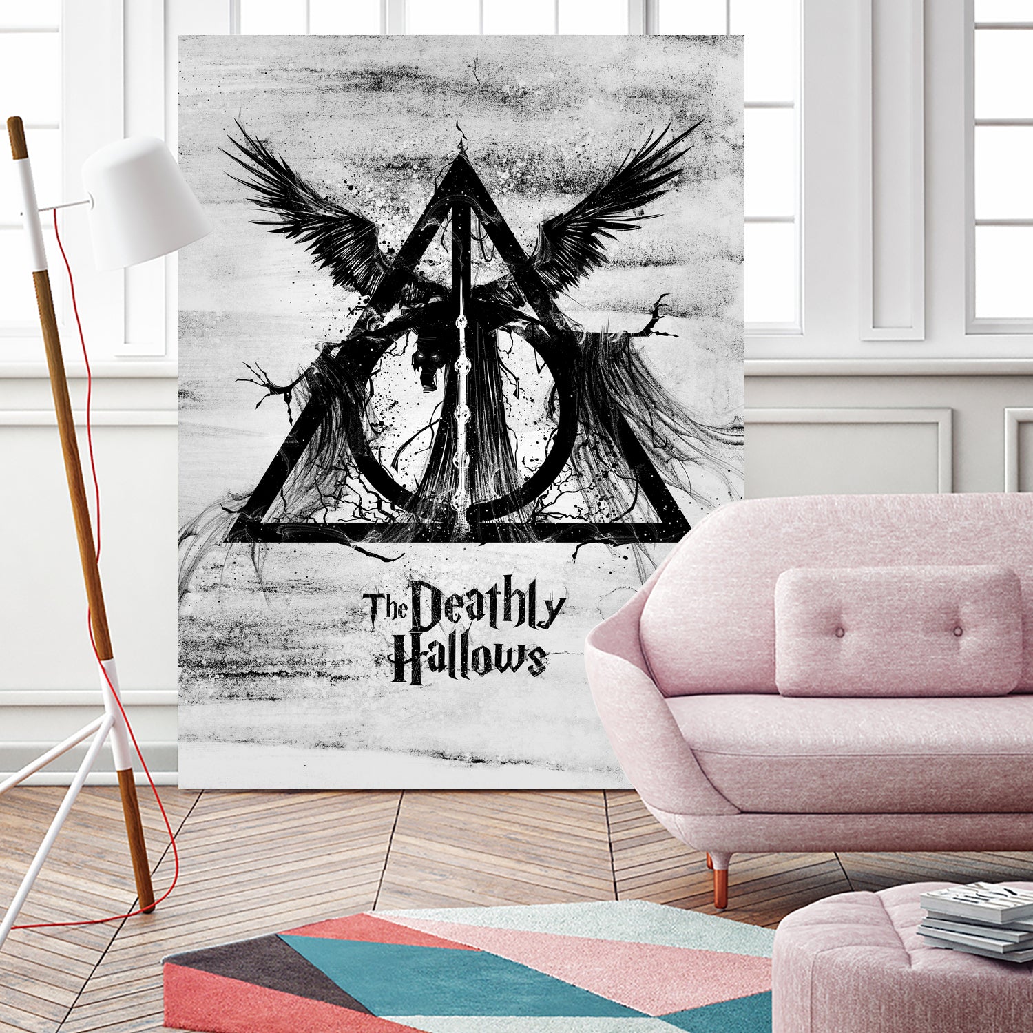 The Deathly Hallows by Nikita Abakumov on GIANT ART - gray digital painting