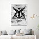 The Deathly Hallows by Nikita Abakumov on GIANT ART - gray digital painting