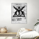 The Deathly Hallows by Nikita Abakumov on GIANT ART - gray digital painting