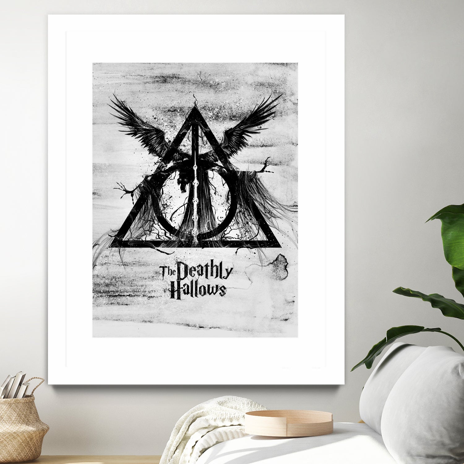 The Deathly Hallows by Nikita Abakumov on GIANT ART - gray digital painting