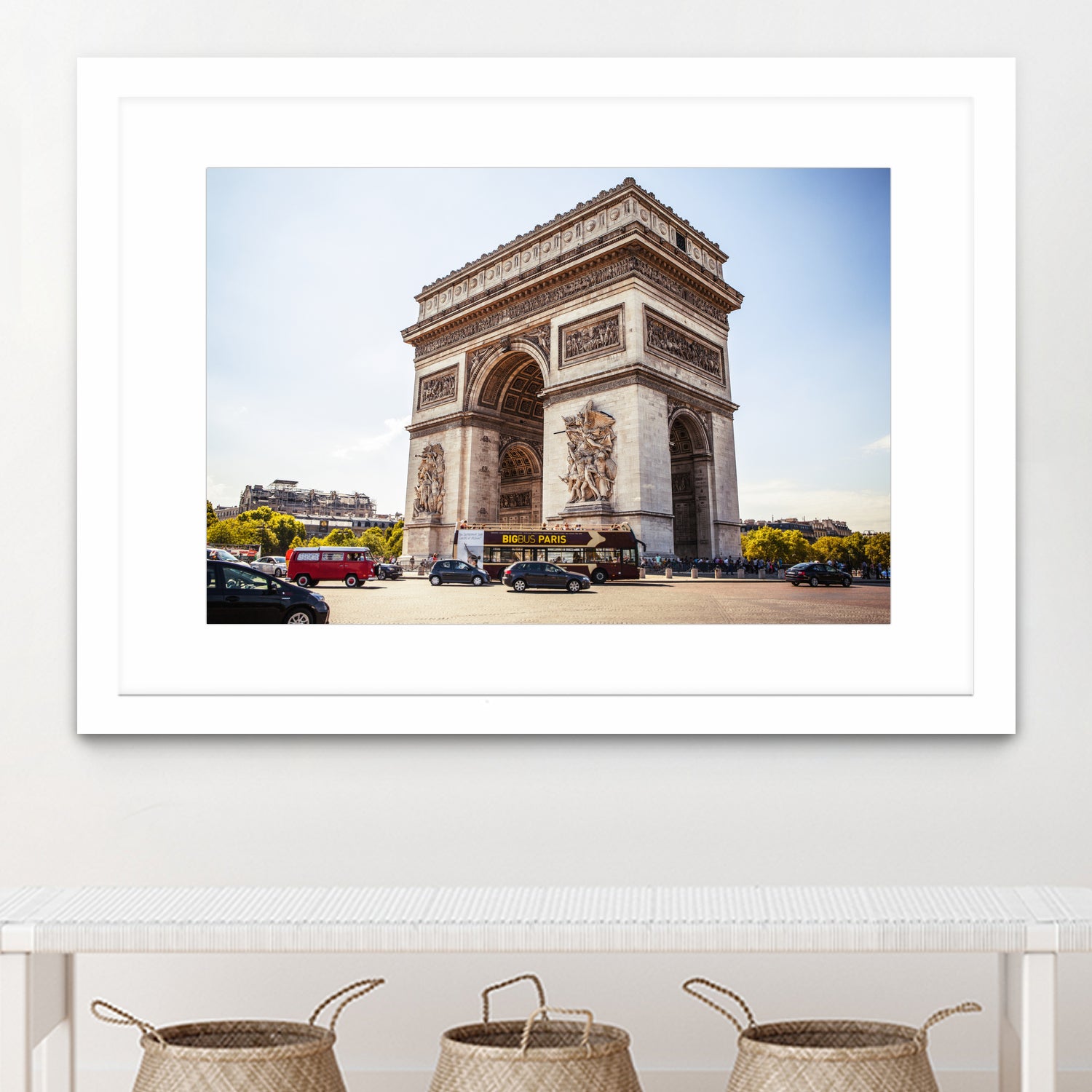 Arc de Triumph. by Art Kireev on GIANT ART - blue digital drawing