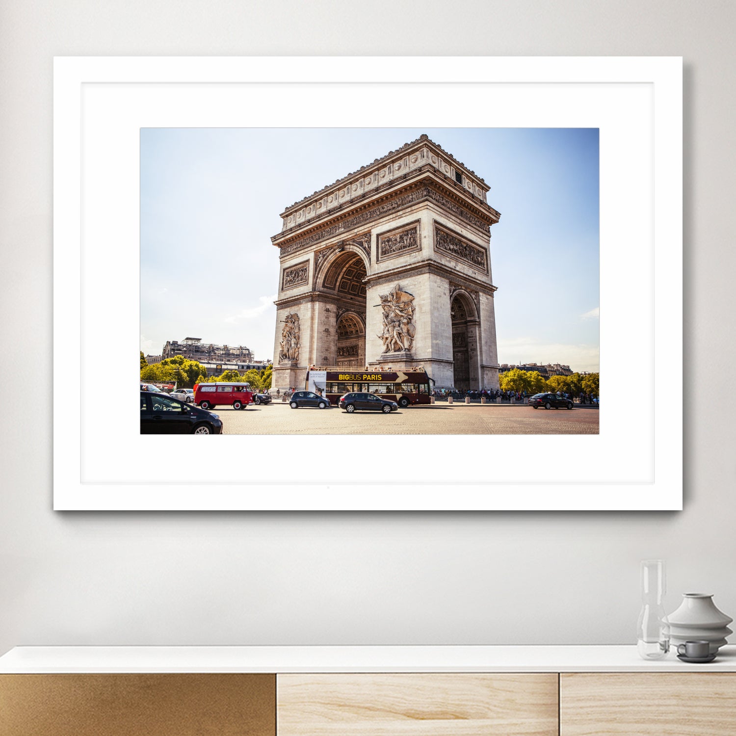 Arc de Triumph. by Art Kireev on GIANT ART - blue digital drawing