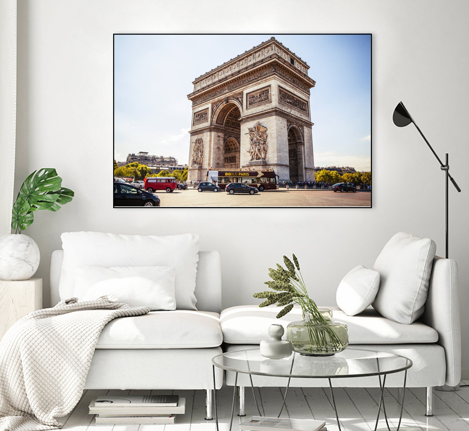 Arc de Triumph. by Art Kireev on GIANT ART - blue digital drawing