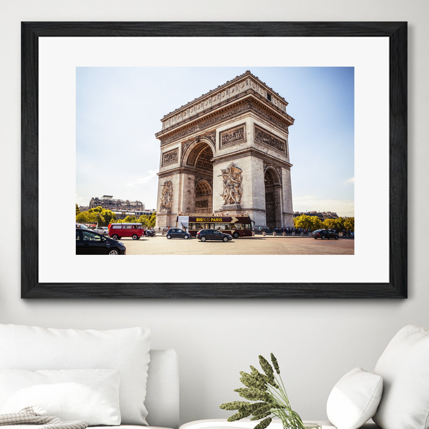 Arc de Triumph. by Art Kireev on GIANT ART - blue digital drawing